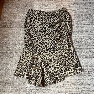 Mango Animal Print Skirt, fits size medium, 8 USA woman